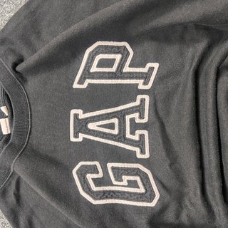 Sudadera GAP Oversize Y2K Vintage Negra