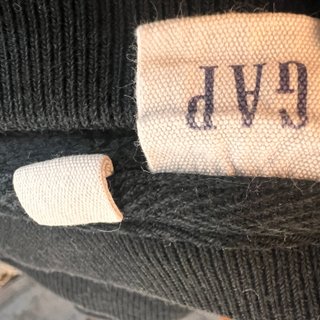 Sudadera GAP Oversize Y2K Vintage Negra