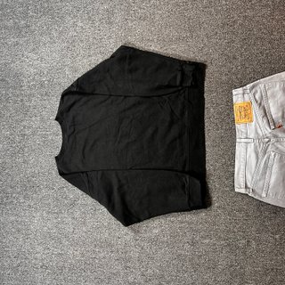 Sudadera GAP Oversize Y2K Vintage Negra