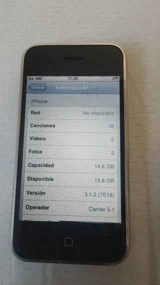 iPhone 2G 16gb (SIN CAJA)