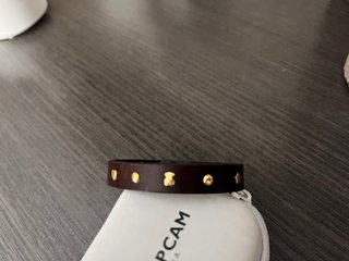 Pulsera Tous Cuero Marrón y Oro