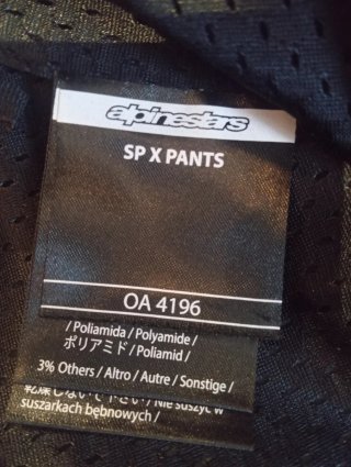 Pantalón alpinestar  talla 52