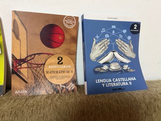 Libros 2º Bachillerato Ciencias: Mates II, Bio
