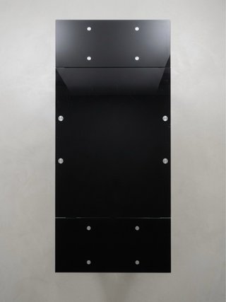 Mesa extensible cristal negro