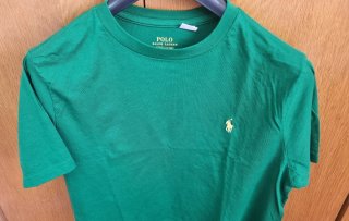 Camiseta Polo Ralph Lauren verde talla L niño