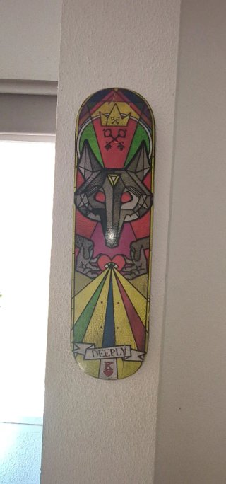Skate Decorativo Deeply (Uso Opcional)