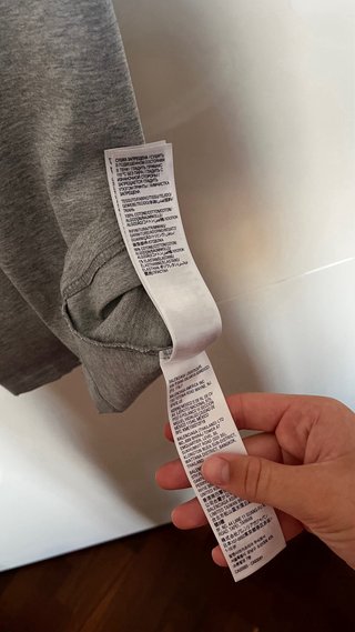T-Shirt Balenciaga Tape Grigia