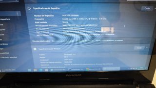 Ordenador portátil Lenovo i7 16GB RAM Win11 + Offi