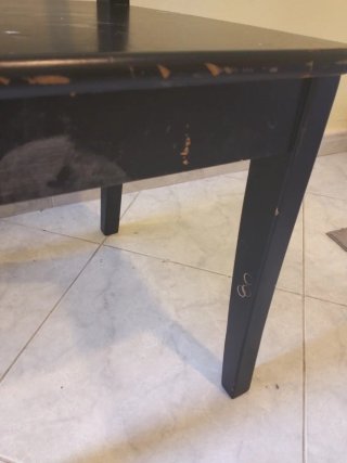 Silla de comedor IKEA negra