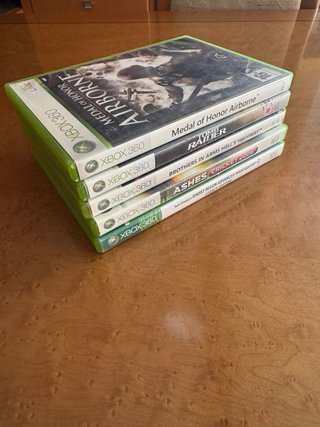 Lote 5 Juegos Xbox 360: Ghost Recon, Tomb Raider..