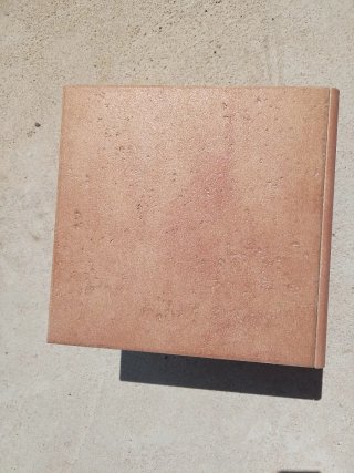 Peldaños de terracota 33x33 cm2 16 unidades