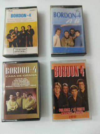 4 BORDON 4 Cintas Cassettes ELIGE