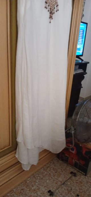 Alcoolique Vestito Lungo M Oro Bianco