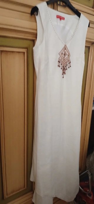 Alcoolique Vestito Lungo M Oro Bianco