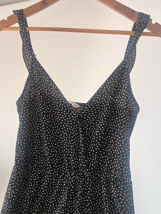 Mono largo estampado lunares