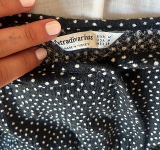 Mono largo estampado lunares