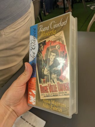 Roma Ciudad Abierta VHS Roberto Rossellini