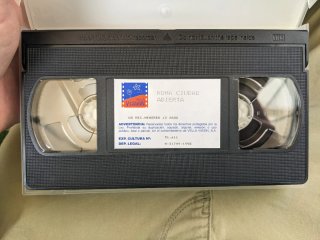 Roma Ciudad Abierta VHS Roberto Rossellini
