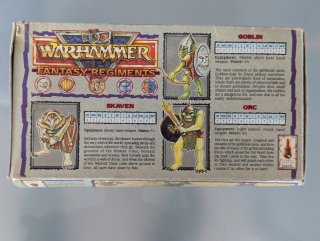Warhammer Fantasy Regiments 1987 miniaturas