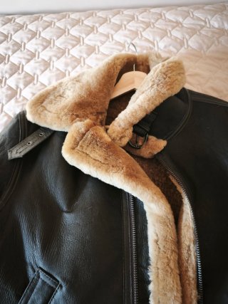 Chaqueta aviador cuero