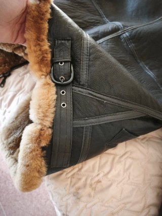 Chaqueta aviador cuero