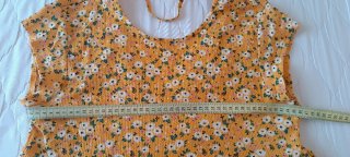 Vestido Bershka floral amarillo