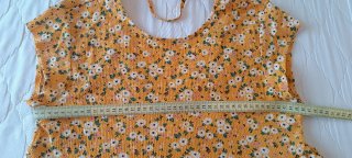 Vestido Bershka floral amarillo