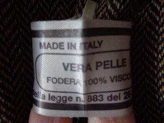 Cappotto uomo marrone in pelle