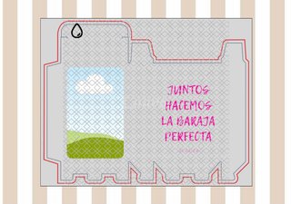 Plantilla personalizable caja barajas
