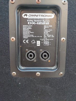 Bafles o cajas acusticas 15" 3 vías