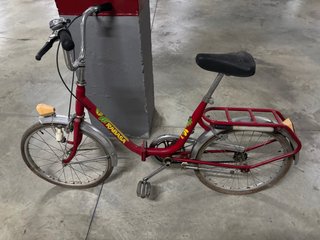 Bicicleta Derbi Rabasa Roja plegable