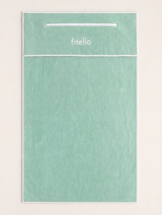Toalla gimnasio con bolsillo Fitella 100×50 cm
