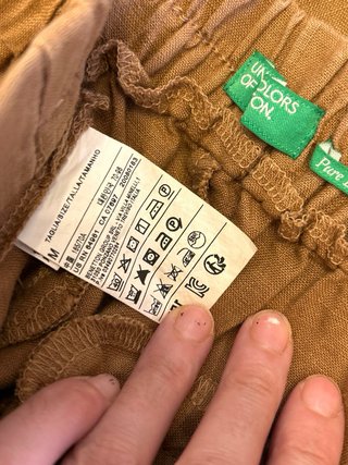 Conjunto de lino Benetton mujer