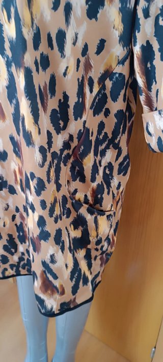 Vestido estampado animal print