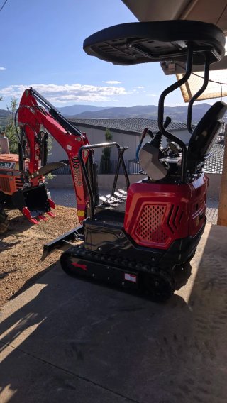 Miniexcavadora Nuomon 1200kg
