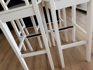 IKEA taburetes alto altura de la encimera blanco