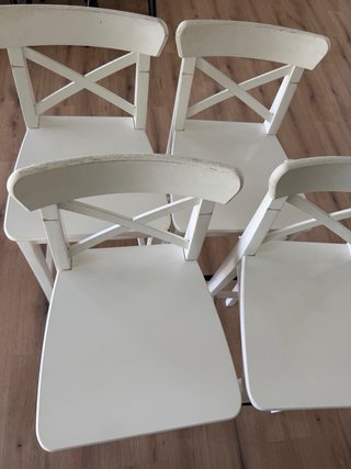 IKEA taburetes alto altura de la encimera blanco