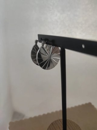 Pendientes Aro Diseño Rayos