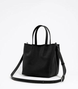 Bolso Shopper Bimba y Lola "Chihuahua" Negro