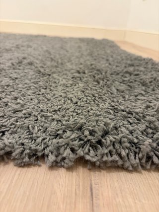 Alfombra Ikea gris claro poliéster