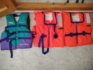 Chalecos salvavidas de barco