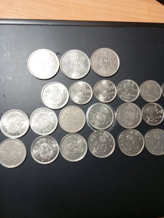 Monedas España 50 y 100 Pesetas