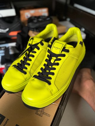 Zapatillas Balmain Neon Amarillas