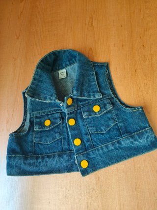 Conjunto mono corto y chaquetita Shein