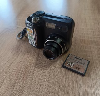 Nikon Coolpix 885 Cámara Digital Vintage