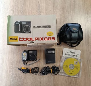 Nikon Coolpix 885 Cámara Digital Vintage