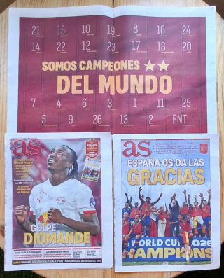 Periódico AS: Especial Campeones del Mundo 2026