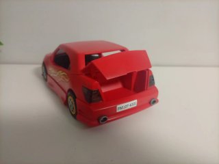 Coche de carreras rojo Playmobil