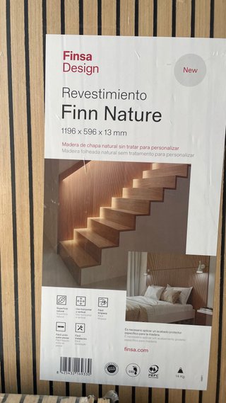 Paneles Finsa Finn Nature 1196x596x13mm