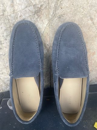 Mocasines Mango Azul Talla 40
